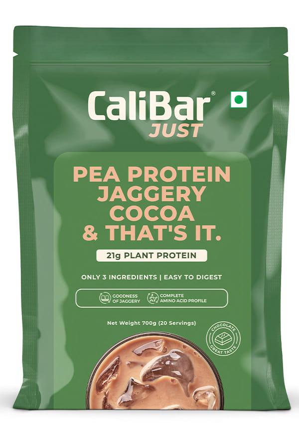 Just Chocolate Plant Protein - All Natural Organic Pea Protein + Jaggery + Cocoa