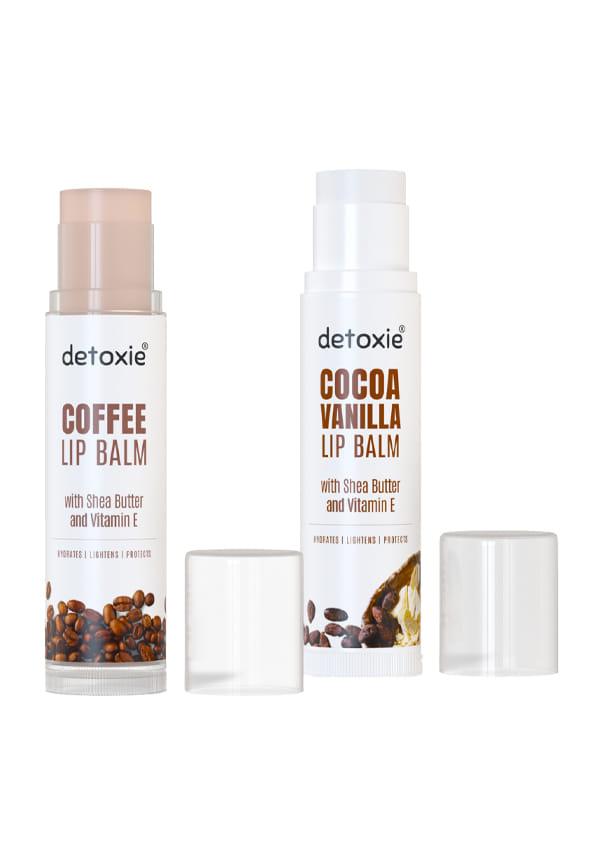 Lip Balms, Coffee & Cocoa Vanilla With Shea Butter, Vitamin E and Liquorice