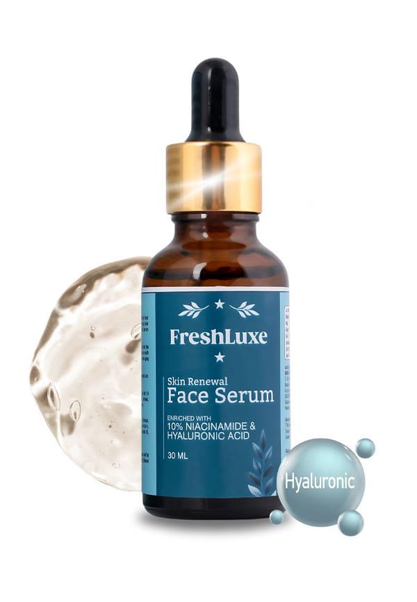 Skin Renewal Face Serum 10% Niacinamide & Hyaluronic Acid Hydrating & Brightening