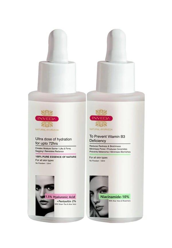 72 hrs Hydration with Vitamin B3 | 1.5% Hyaluronic Acid with 2% Pentavitin + Niacinamide Serum 10%