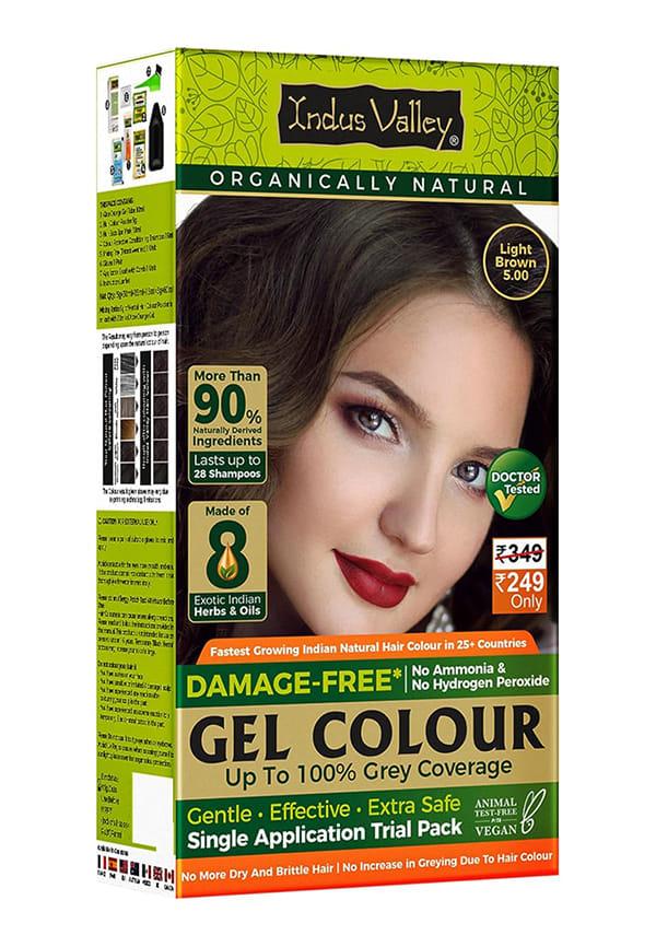 Damage Free Natural Gel Hair Colour for Women