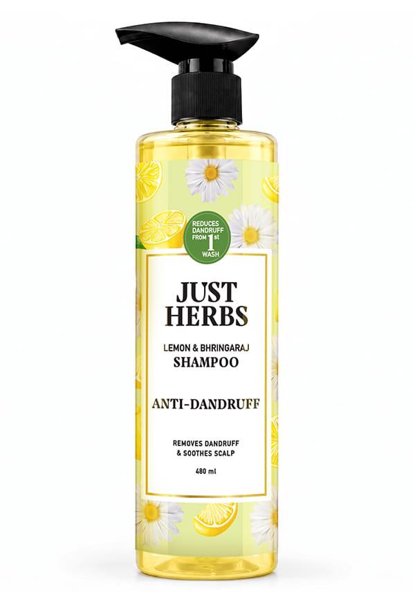 Anti Dandruff Shampoo | Lemon, Bhringraj & 12 Herbs