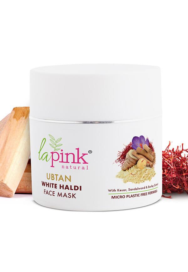 Ubtan White Haldi Face Mask With Saffron for Tan Removal