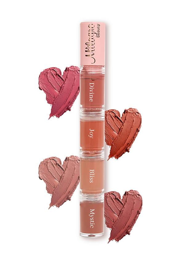 Quad Squad, Matte Liquid Lipstick 4 Shades In 1