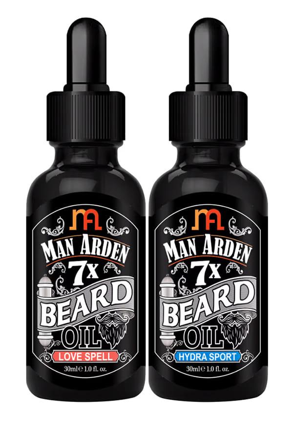 7X Beard Oil Combo | Love Spell + Hydra Sport