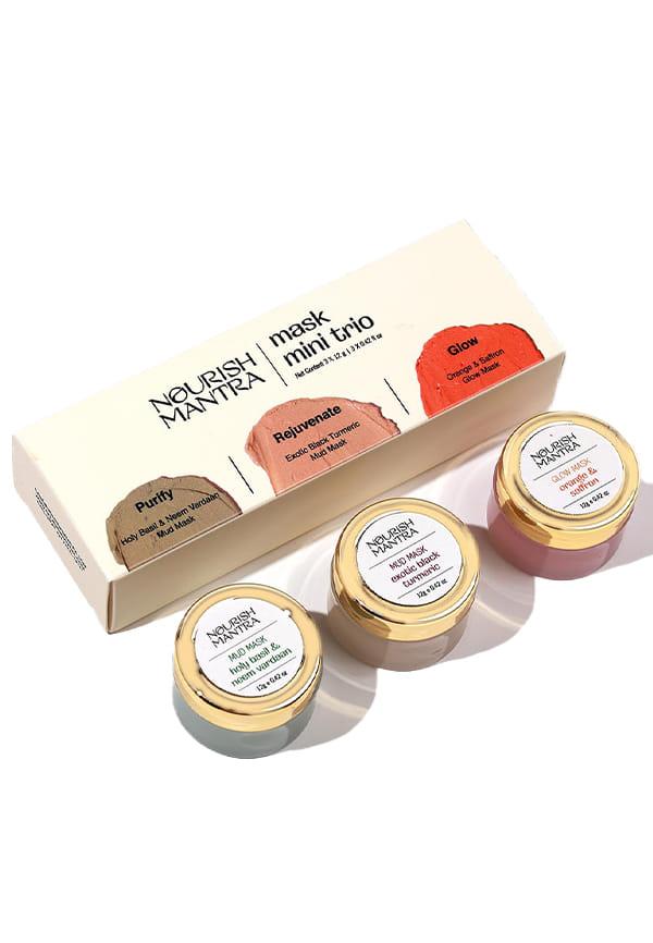 Mask Mini Trio Face Care Kit for Rejuvenated & Glowing Skin - 12 gm each
