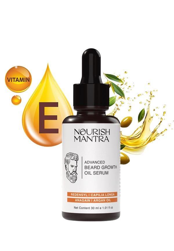 Advanced Beard Growth Oil Serum for Fuller and Thicker Beard Growth - 30 ml
