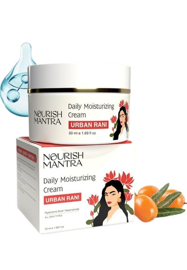 Urban Rani Daily Moisturizing Cream for Smooth & Dewy Skin - 50 ml