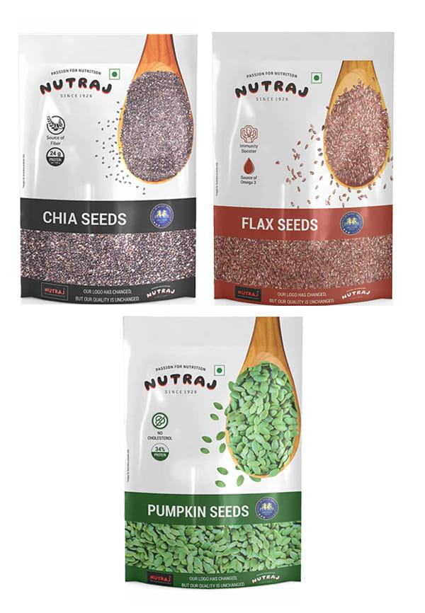 Flax Seeds& Chia Seeds & Pumpkin Seeds