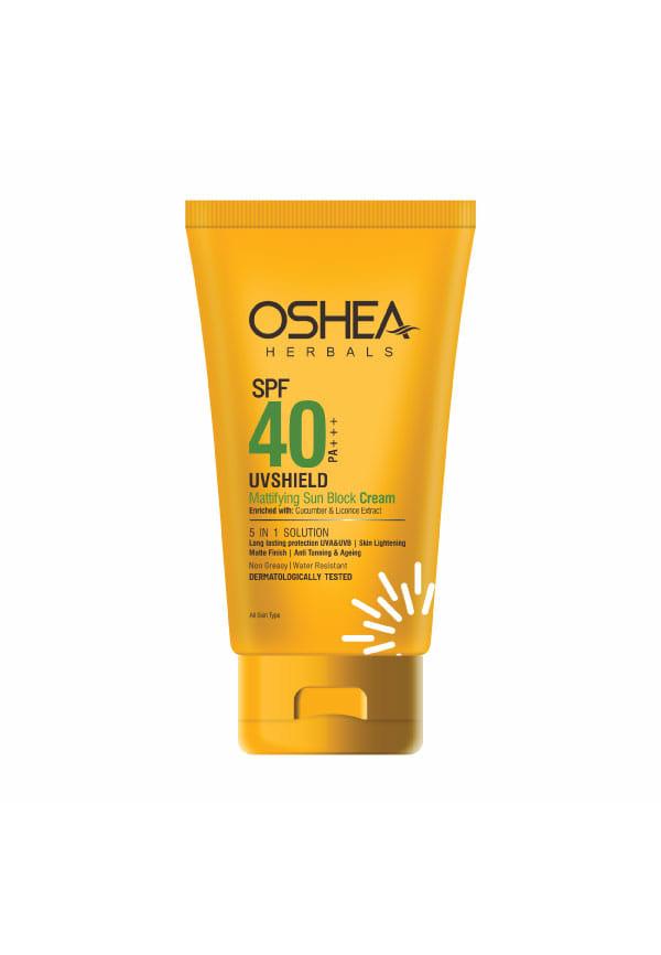 UV SHIELD MATTIFYING SUN BLOCK CREAM SPF 40 PA +++