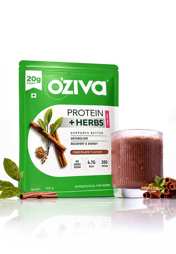Protein & Herbs, Women for Better Metabolism, Skin & Hair - Chocolate