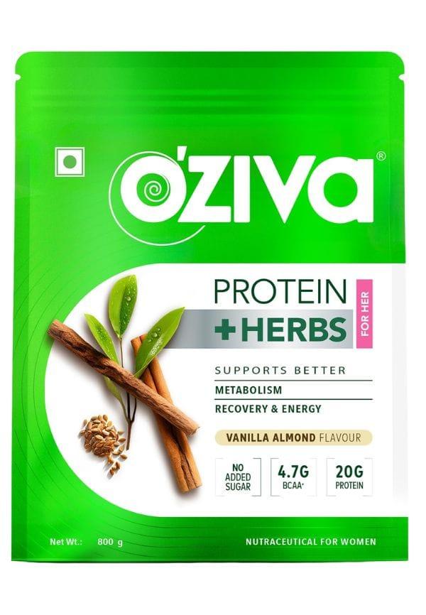 Protein & Herbs, Women for Better Metabolism, Skin & Hair - Vanilla Almond
