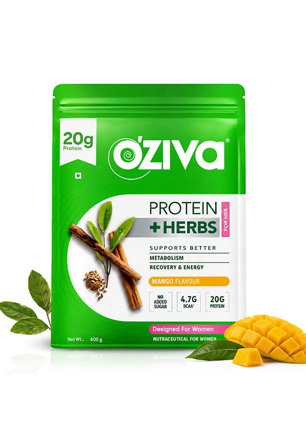Protein & Herbs, Women for Better Metabolism, Skin & Hair - Mango
