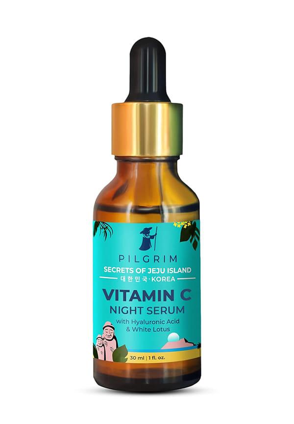 Vitamin C Skin Renewal Night Serum Oil Based With Hyaluronic Acid
