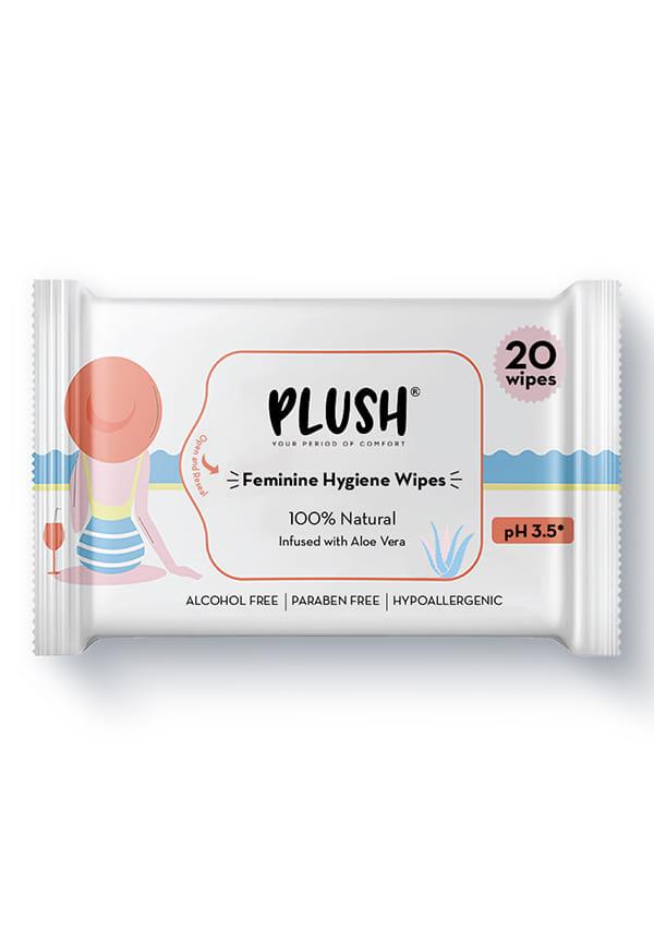 All Natural 100% Biodegradable Intimate Vaginal Wipes
