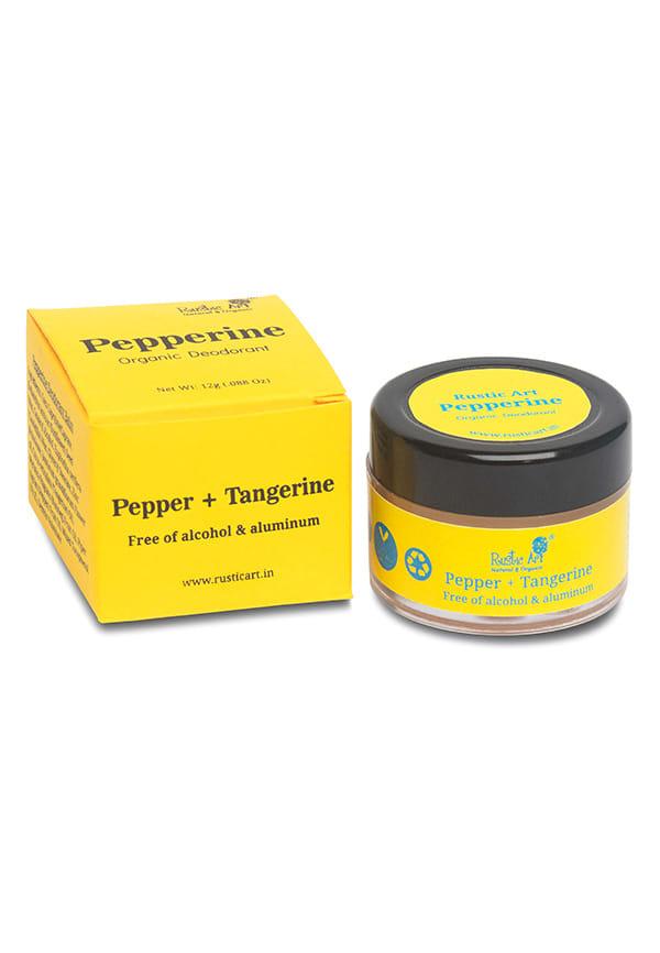 Pepperine Organic Deodorant Balm with Vitamin E