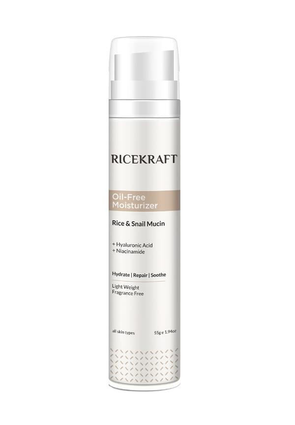 Rice & Snail Mucin Oil Free Moisturizer with Hyaluronic acid | Fragrance Free