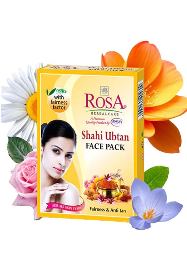 Shahi Ubtan Face pack with Besan, Rose & Turmeric I Remove Superflous hair