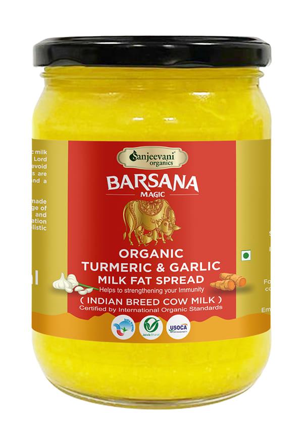 Organic Turmeric & Garlic Milk Fat Spread