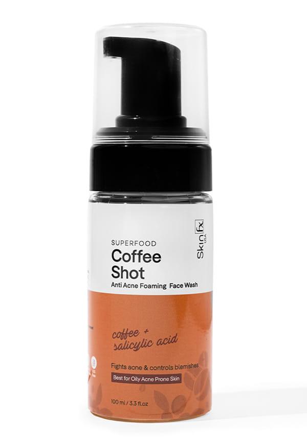 Superfood Coffee Shot Anti - acne Foaming Face Wash