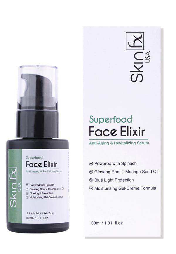 Superfood Spinach Anti-Aging & Revitalizing Face Elixir Serum