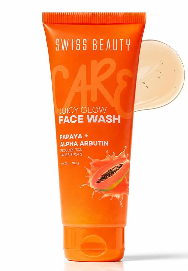 Care Juicy Glow Face Wash with Papaya + Alpha Arbutin