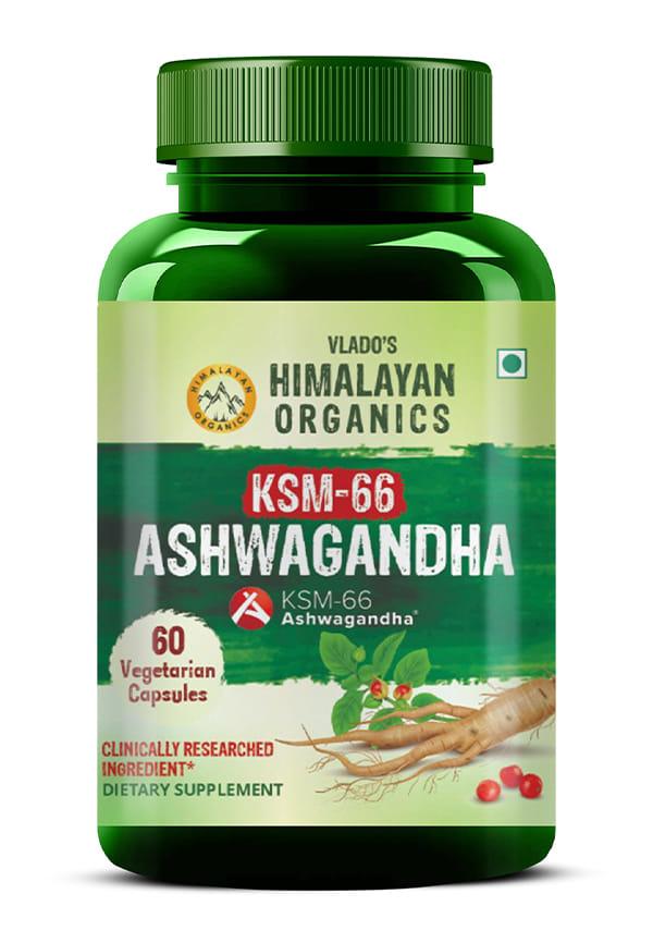 Vlado's Himalayan Organics Ashwagandha 1000Mg | Boost Energy, Strength, Stamina | Helps Anxiety & Stress Relief For Men & Women