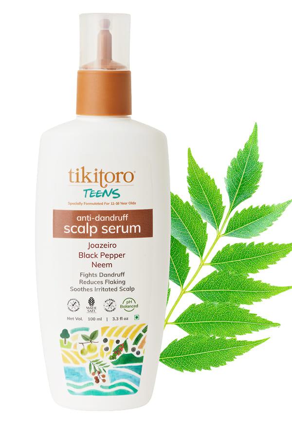 Teens Anti-Dandruff Scalp Serum with Joazeiro, Black Pepper, and Neem