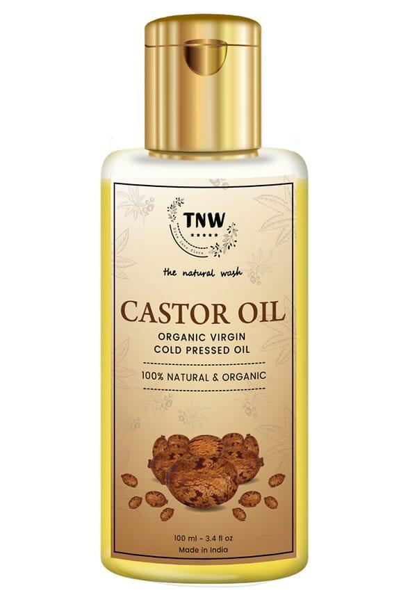 100% Pure Castor Oil, For Hair and Skin, Hair Growth, Eyelashes, Eyebrows and Strong Nails Unrefined HexaneFree Caster Oil Serum, 100 ml