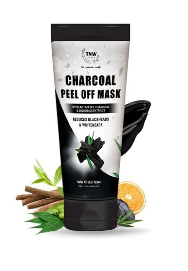 Charcoal Peel Off Mask for Blackheads and Removes Tan | Contains Activated Charcoal | ParabenFree and Natural Peel Off Mask
