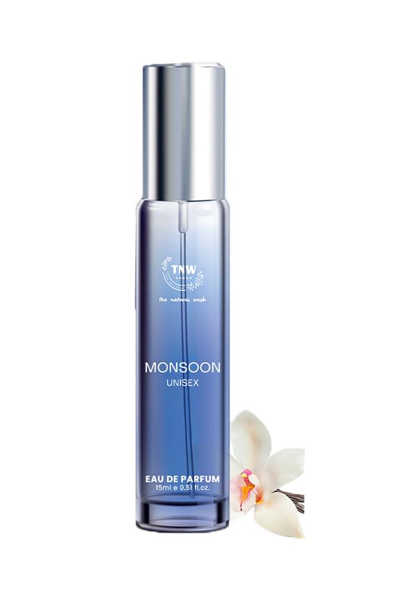 Monsoon Eau De Parfum Fushion of Woody, Natural and Earthy Fragrances which lifts up spirits 15 ml (unisex perfume)