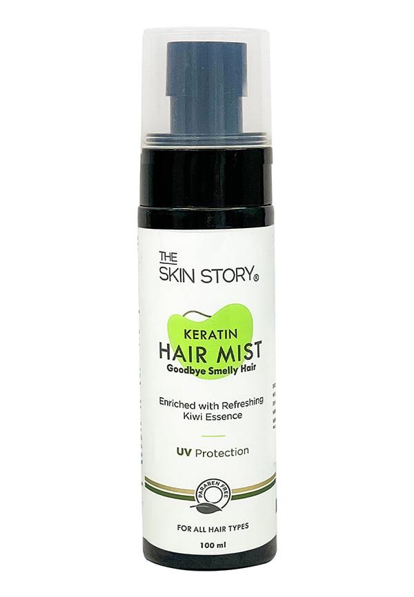 Keratin Hair Mist Enriched With Refreshing Kiwi Essence, UV Protection | For All Hair Types