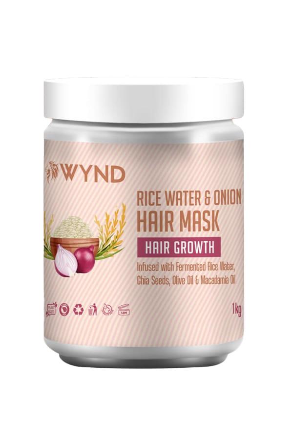 Rice Water And Onion Hair Mask